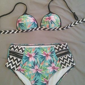 High waisted bikini